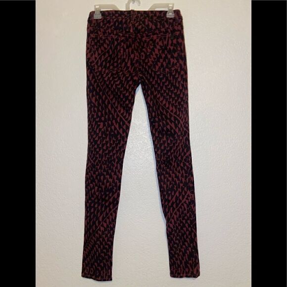 Joe’s Jeans Wild Edition Red and Black Skinny Jean 26‎ - Picture 5 of 8